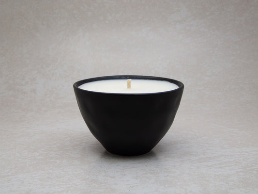 Candle - Black Ceramic Bowl 200ml