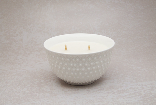 Candle - White Ceramic Bowl 200ml
