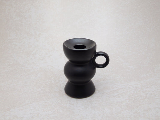 Pillar Candle Holder - Black