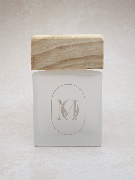 Wooden Top Diffuser - Luna Frosted White 200ml