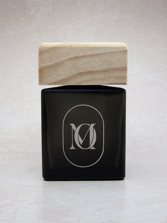 Wooden Top Diffuser - Luna Frosted Black 200ml