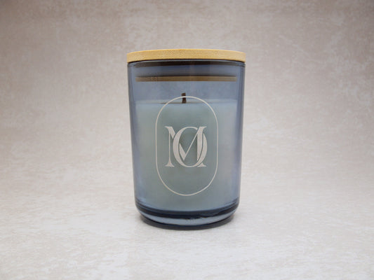 Candle - Nova Dusty Blue with Bamboo Lid 250ml